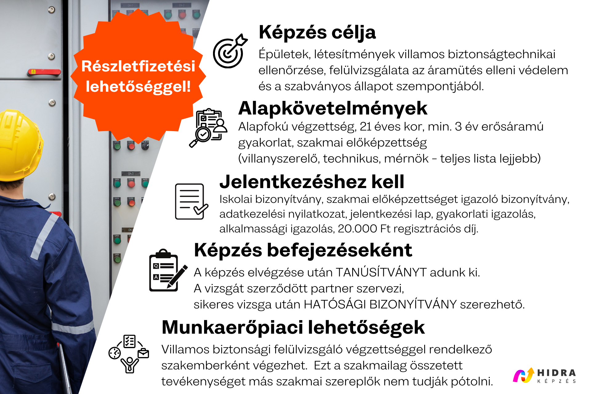 Villamos biztonsági felülvizsgáló - Országos